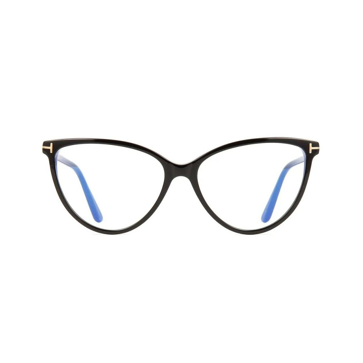 Tom Ford FT 5743-B Blue Block Shiny Black 001 Eyeglasses