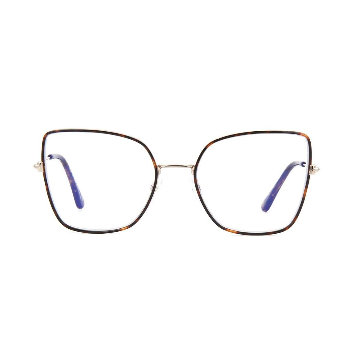 Tom Ford FT 5630-B Blue Block Dark Havana 052 Eyeglasses