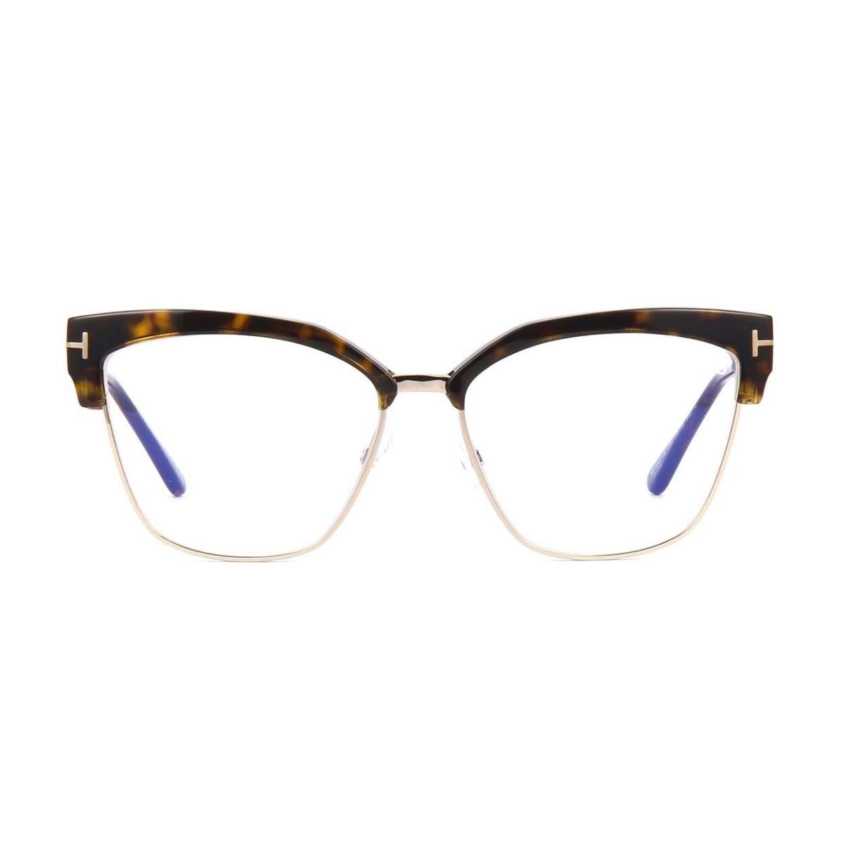 Tom Ford FT 5547-B Blue Block Dark Havana 052 Eyeglasses