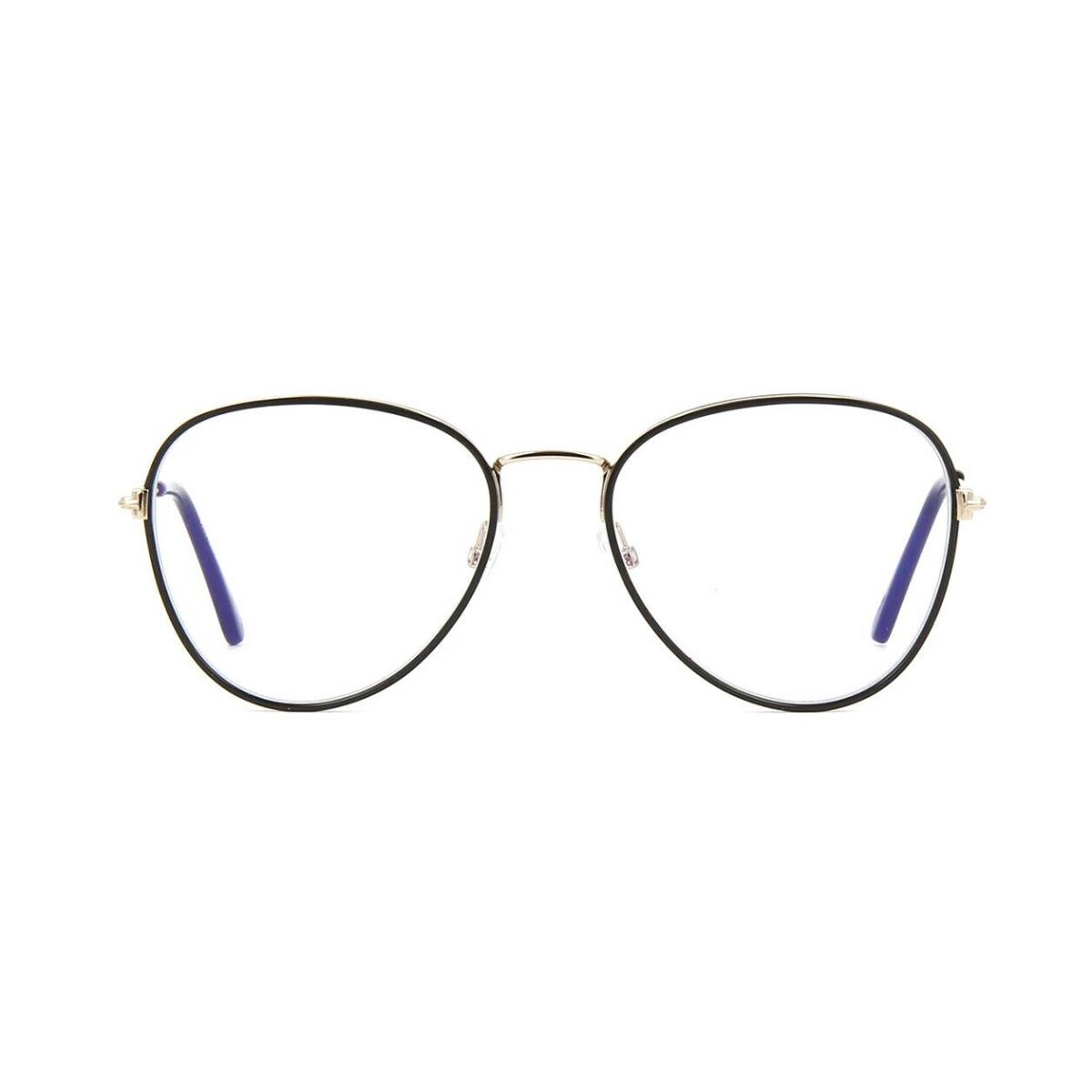 Tom Ford FT 5631-B Blue Block Black Gold 001 G Eyeglasses