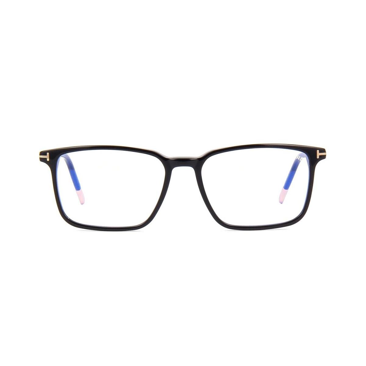 Tom Ford FT 5607-B Blue Block Shiny Black 001 Eyeglasses