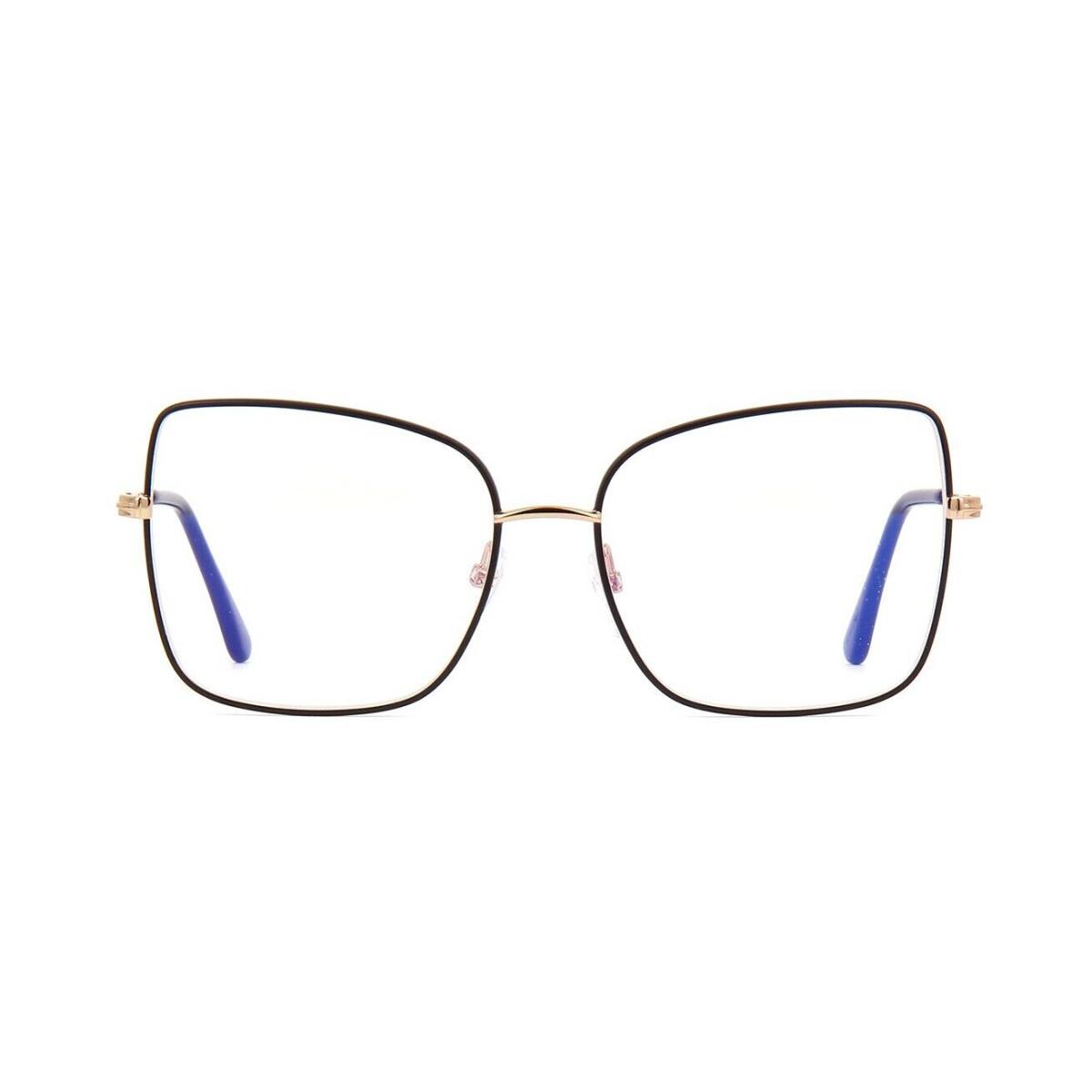 Tom Ford FT5613-B Blue Block Matte Black Rose Gold 002 G Eyeglasses