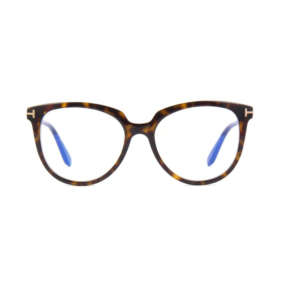 Tom Ford FT5600-B Blue Block Dark Havana 052 Eyeglasses