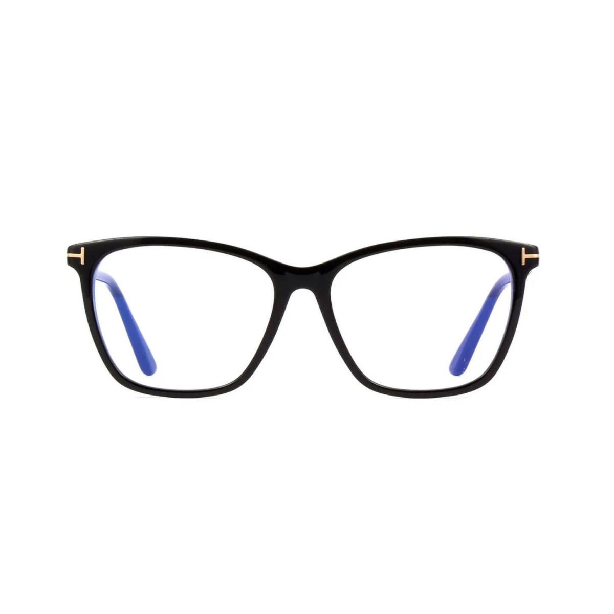 Tom Ford FT 5762-B Blue Block Shiny Black/blue Filter 001 Eyeglasses