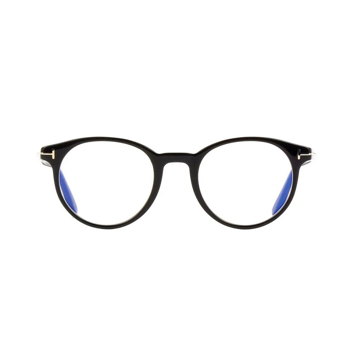 Tom Ford FT 5695-B Blue Block Shiny Black 001 Eyeglasses