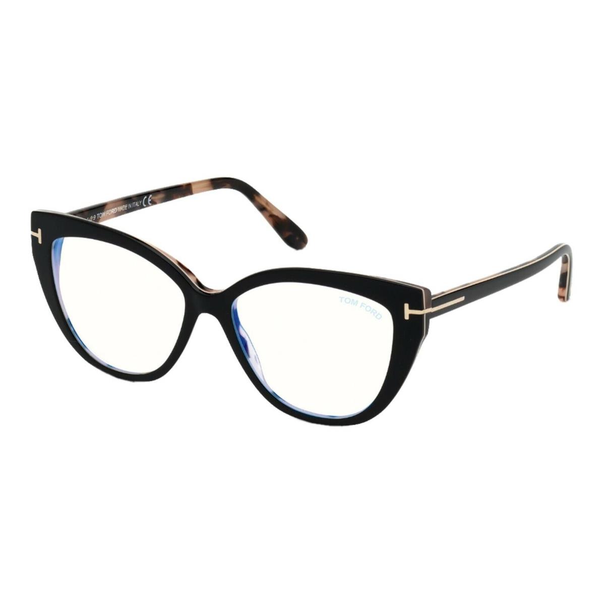 Tom Ford FT 5673-B Blue Block Black Havana 005 V Eyeglasses