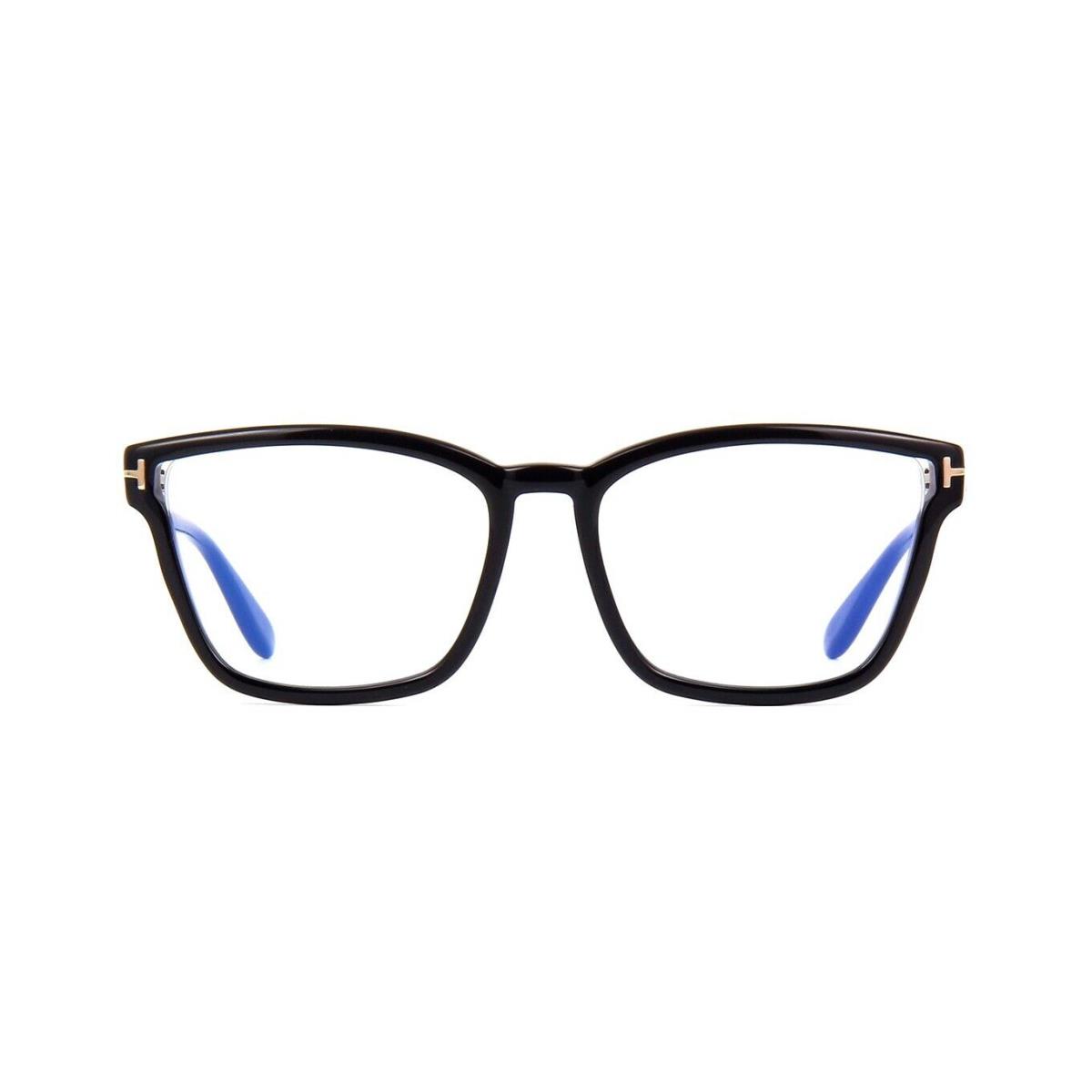 Tom Ford FT 5707-B Blue Block Shiny Black 001 Eyeglasses