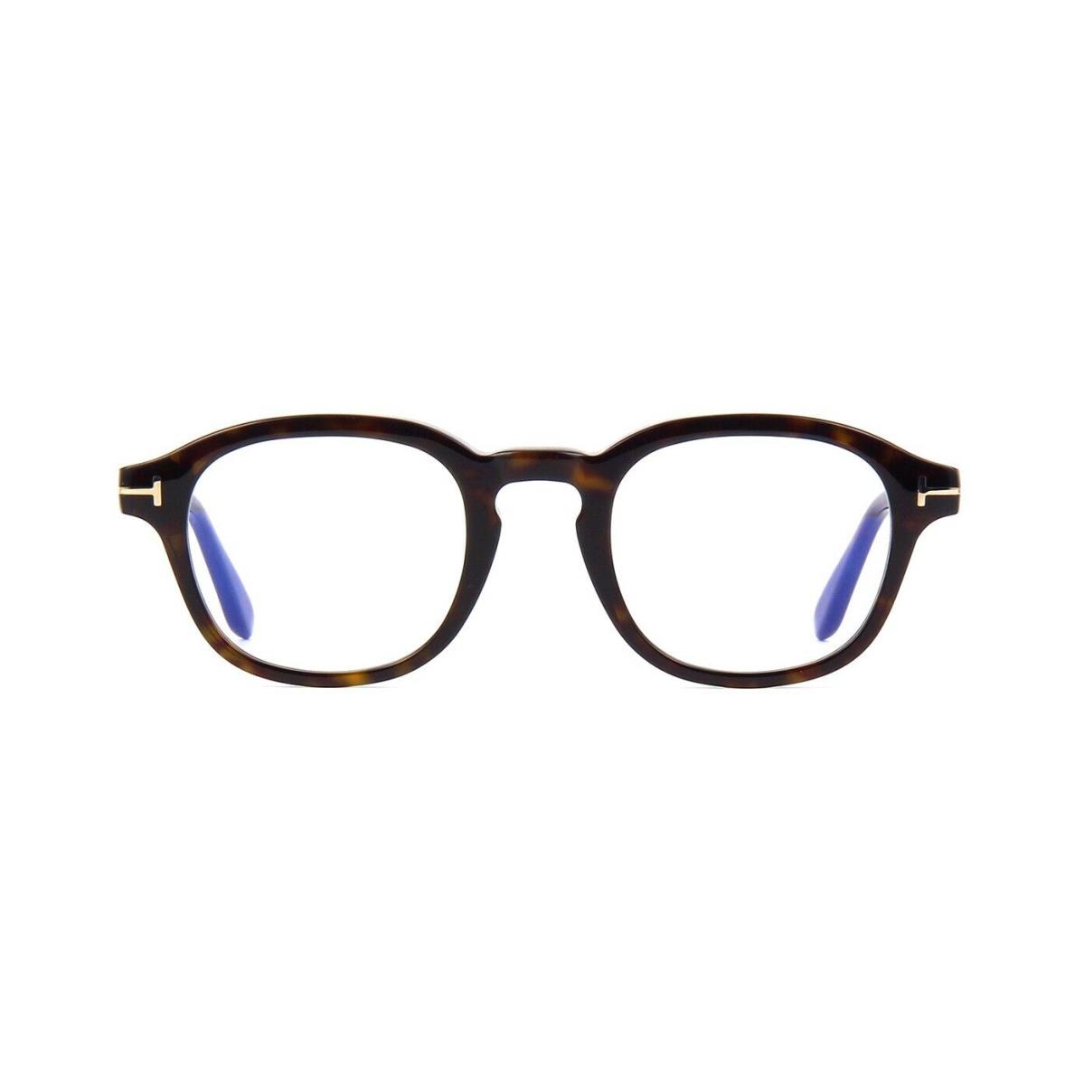 Tom Ford FT 5698-B Blue Block Dark Havana 052 Eyeglasses