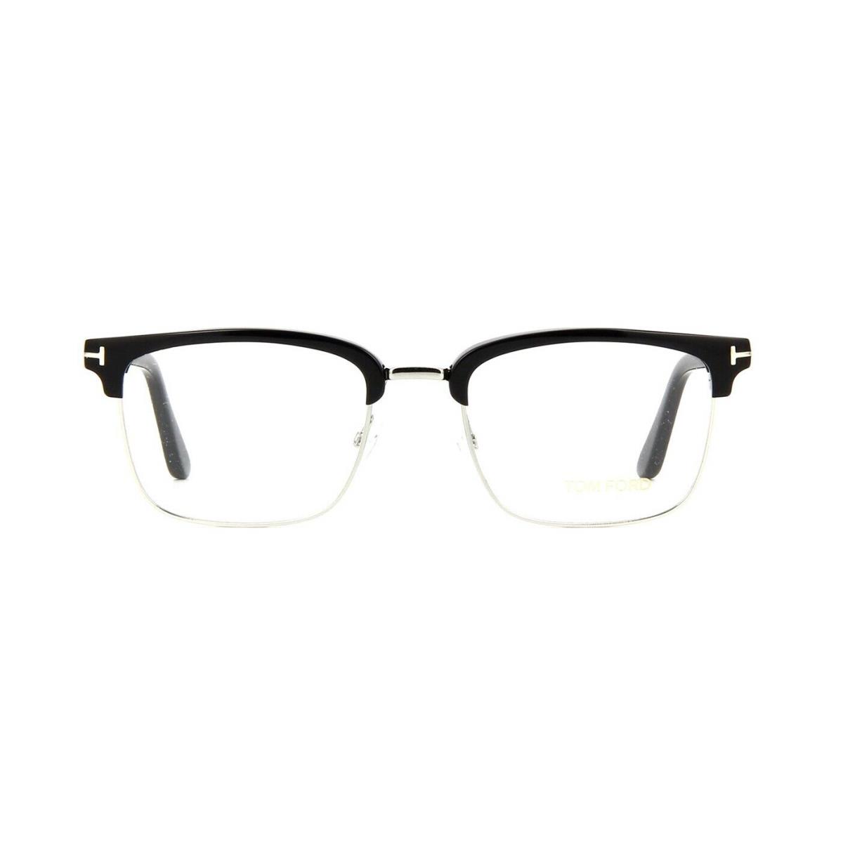 Tom Ford FT 5504 Black Silver 005 Eyeglasses