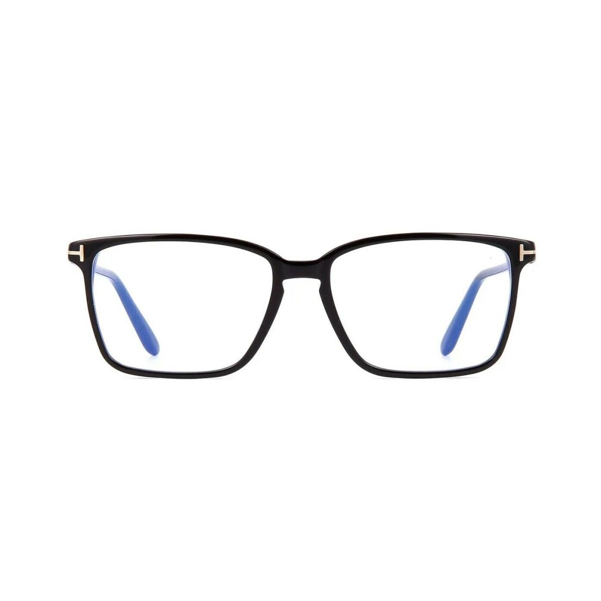 Tom Ford FT 5696-B Blue Block Shiny Black 001 Eyeglasses