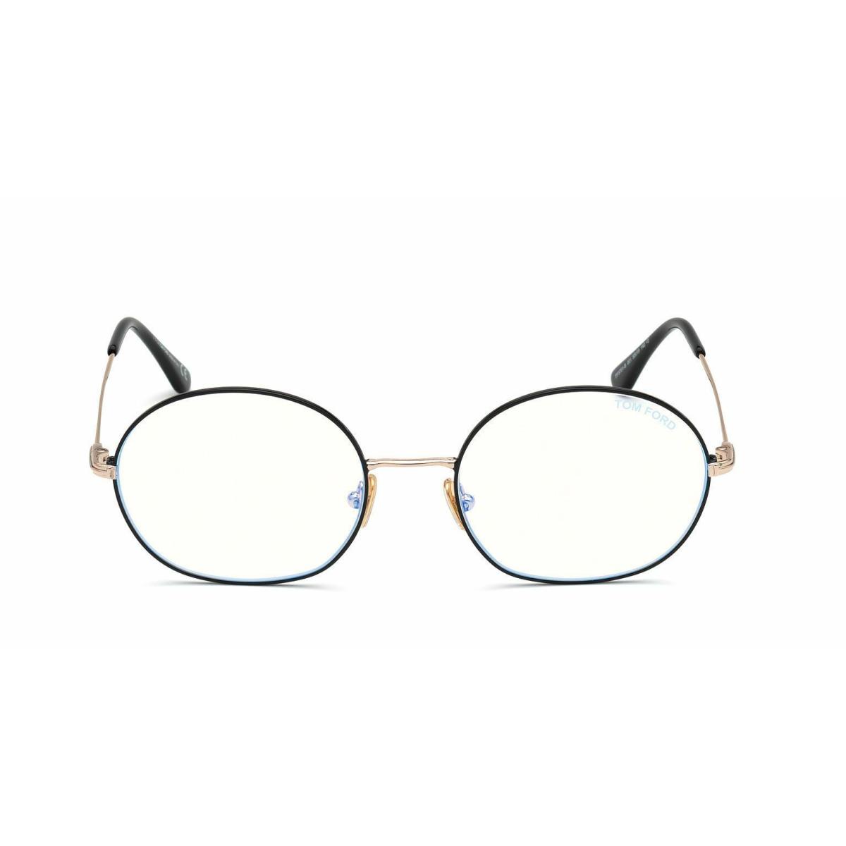 Tom Ford FT 5701-B Blue Block Shiny Black 001 Eyeglasses