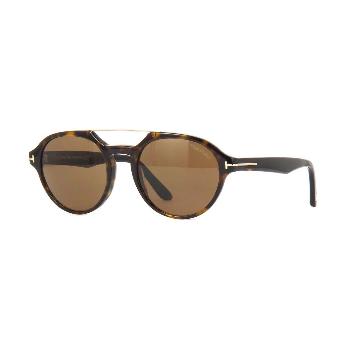 Tom Ford Stan FT 0696 Dark Havana/brown Polarised 52H Sunglasses