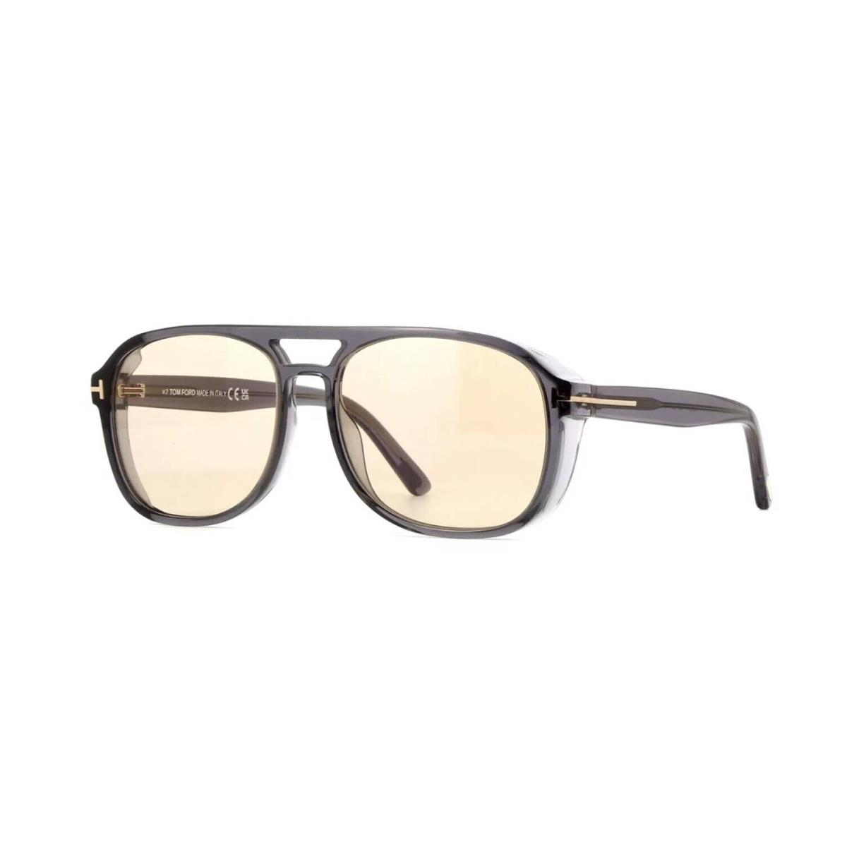 Tom Ford Rosco FT 1022 Transparent Grey/brown Photochromic 20E Sunglasses