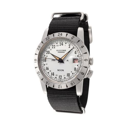 Glycine Men`s GL0376 Airman Vintage Noon 40mm Automatic Watch