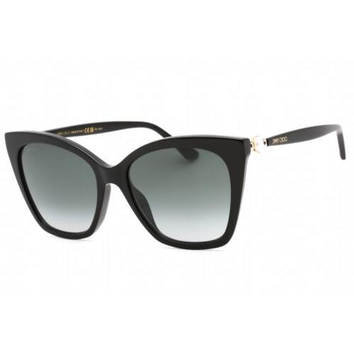 Jimmy Choo Black/grey Shaded 56 mm Sunglasses Rua/g/s 0807 9O 56