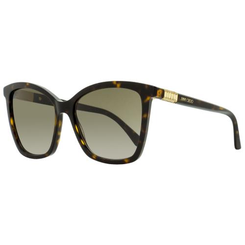 Jimmy Choo Ali Square Sunglasses 086HA Havana 56mm