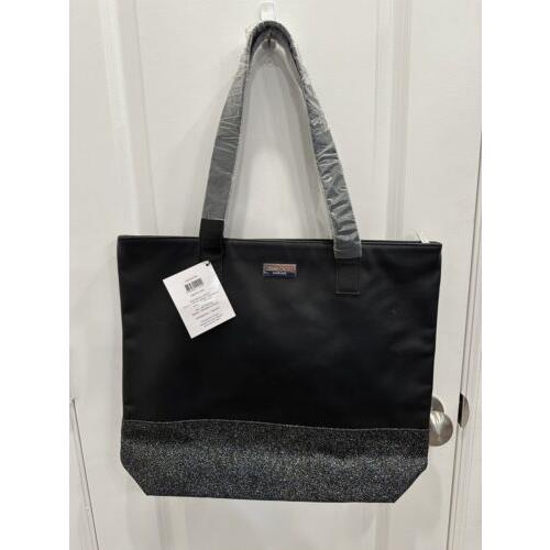 Jimmy Choo Parfums Black and Colored Glitter Tote Bag