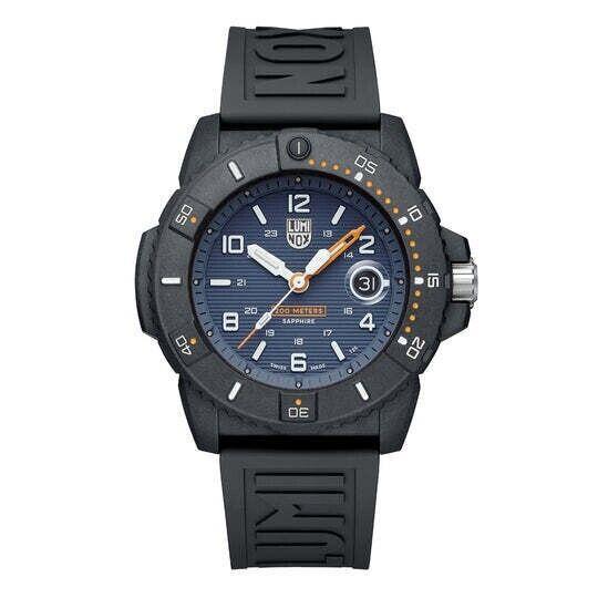 Luminox Men`s Watch Navy Seal Foundation Quartz Black Rubber Strap XS.3602.NSF