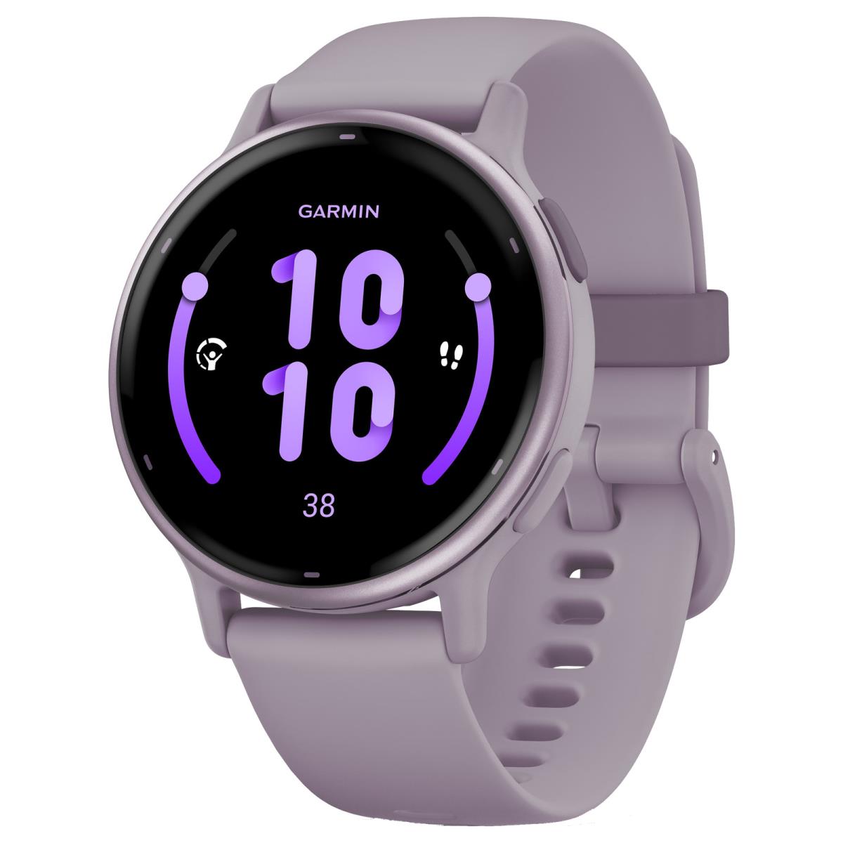 Garmin 010-02862-13 Vivoactive 5 Metallic Orchid Aluminum Bezel with Orchid Case