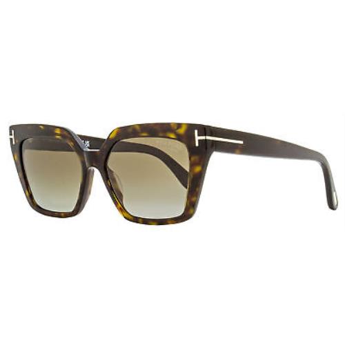Tom Ford TF1030 Winona Polarized Sunglasses 52H Dark Havana 53mm FT1030