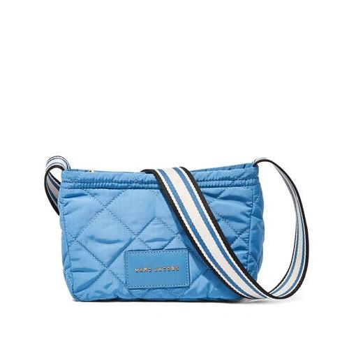 Marc Jacobs Quilted Nylon Messenger Crossbody Bag Blue Heaven GL0234246