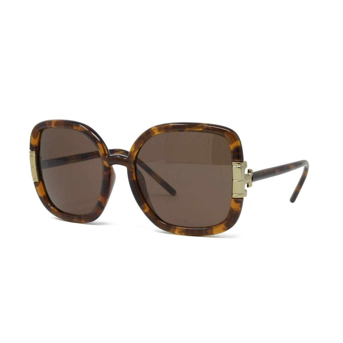 Tory Burch Sunglasses Women`s Square TY9063U 151973 Dark Tortoise 56mm