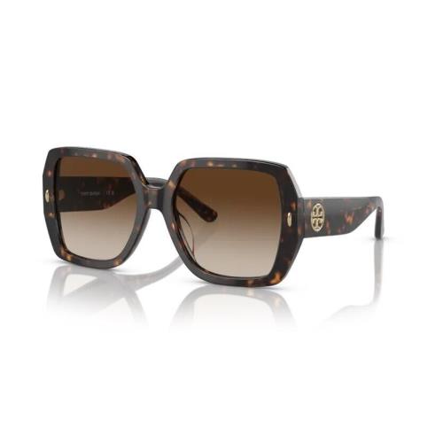 Tory Burch Sunglasses Women`s Square TY7191U 172813 Dark Tortoise 54mm