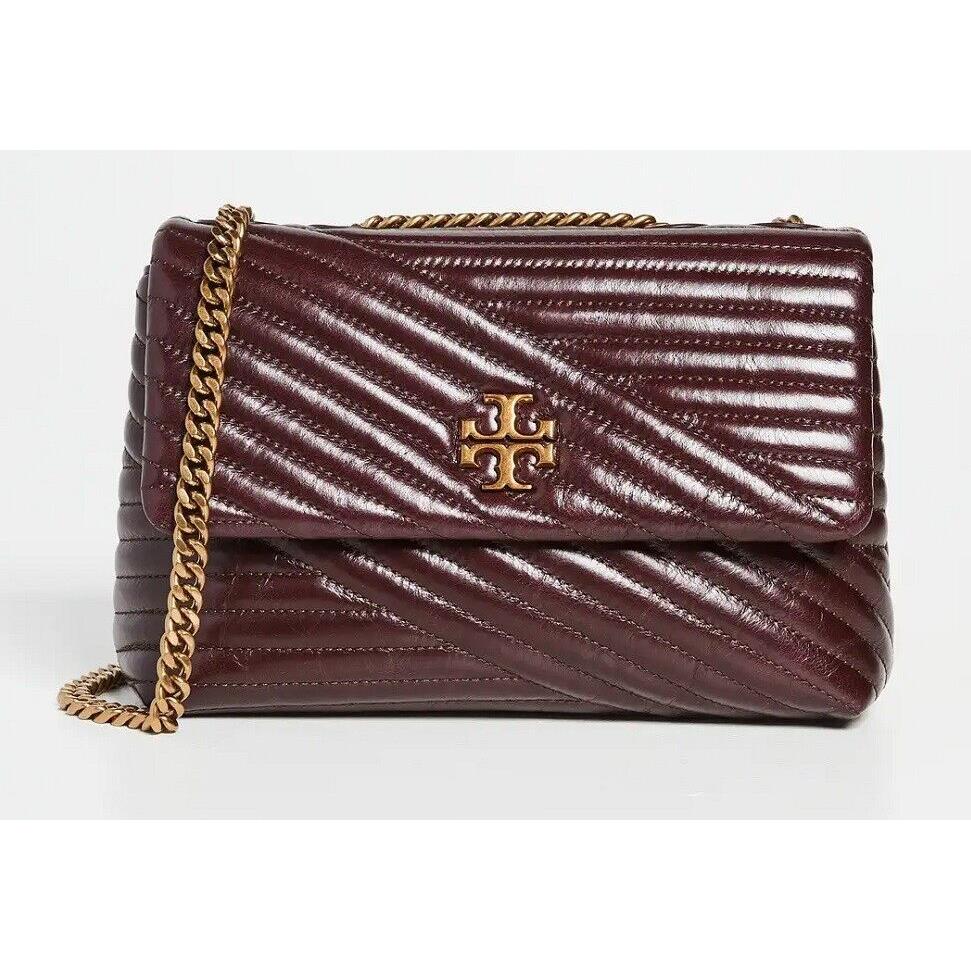 Tory Burch Kira Chevron Leather Convertible Shoulder Bag 84198 Fig