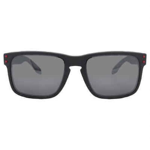 Oakley Holbrook Prizm Black Mirrored Square Men`s Sunglasses OO9102 9102Y2 55 - Frame: Black, Lens: Black