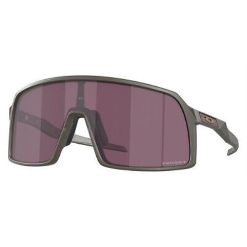 Oakley OO9406 Sunglasses Matte Olive / Prizm Road Black Mirrored