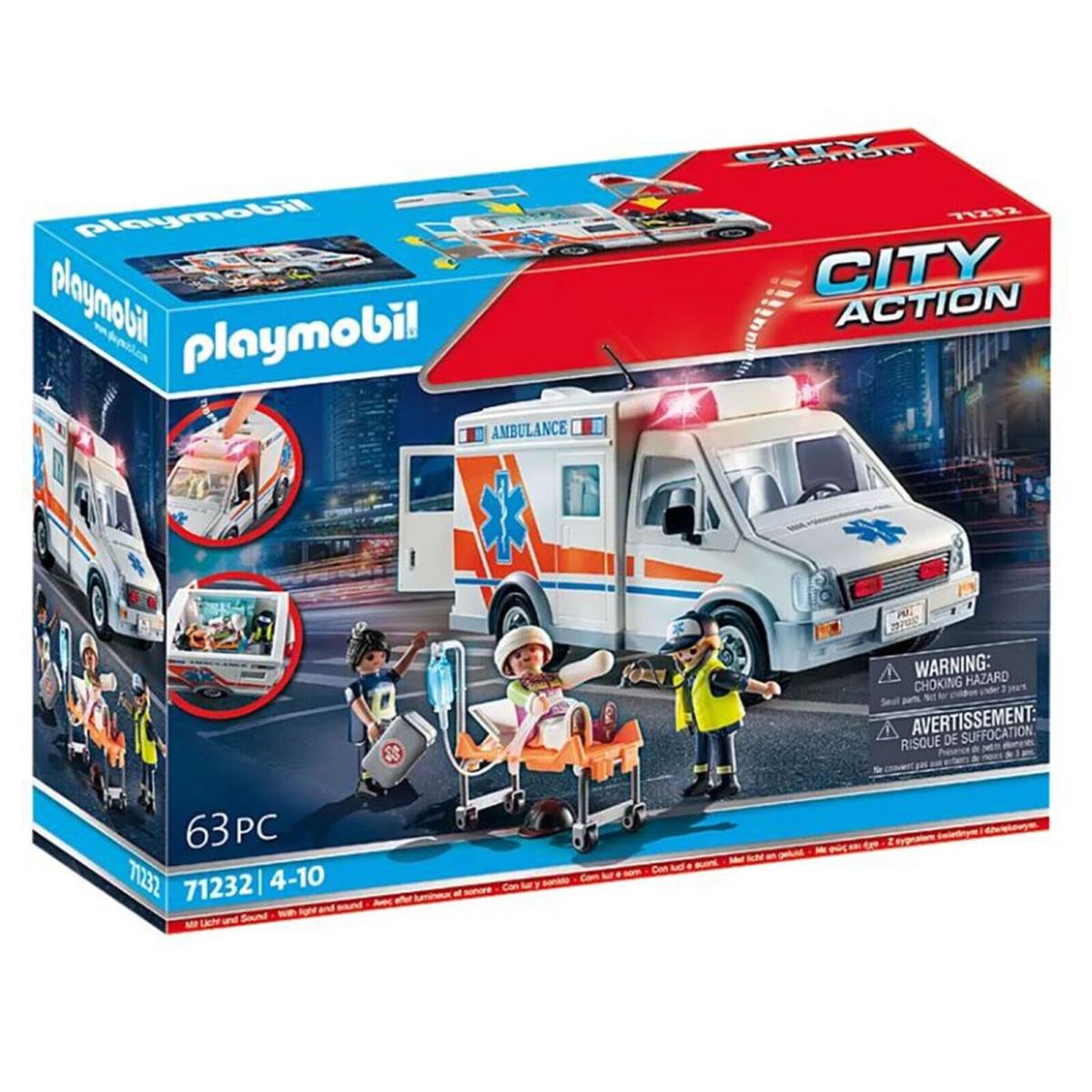 Playmobil City Action Ambulance Building Set 71232