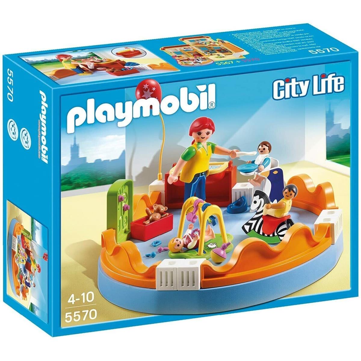 Playmobil City Life Preschool Daycare Kids School Playground Play Set 5570