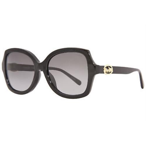 Coach Sunglasses Women`s HC8295F 50028G Black/dark Grey Gradient Lenses 56mm