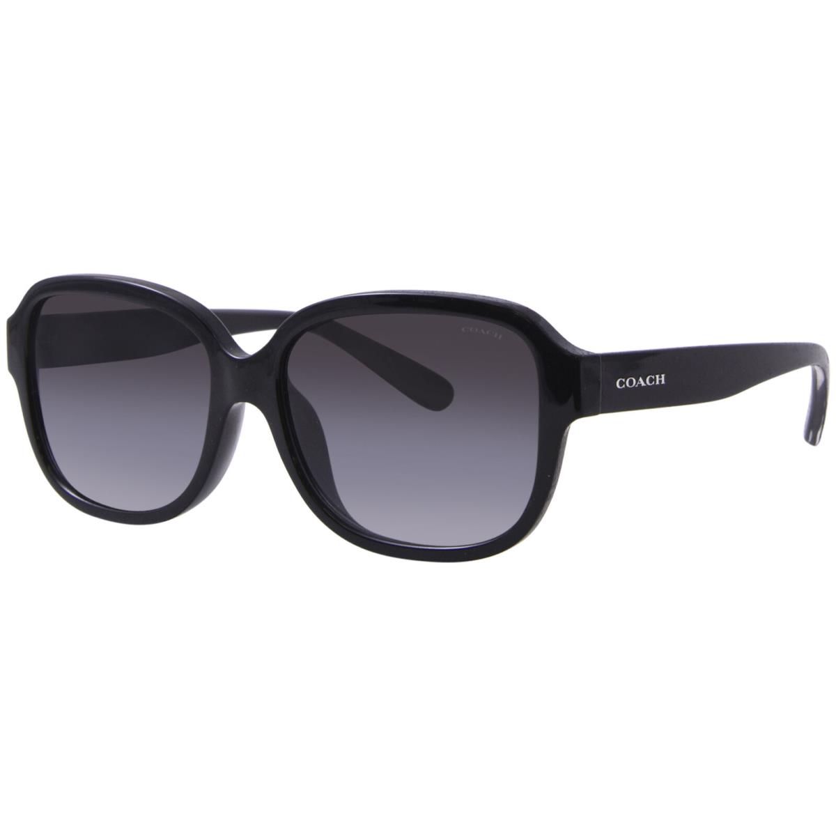 Coach L1153 HC8298U 50028G Sunglasses Women`s Black/dark Grey Gradient 57mm