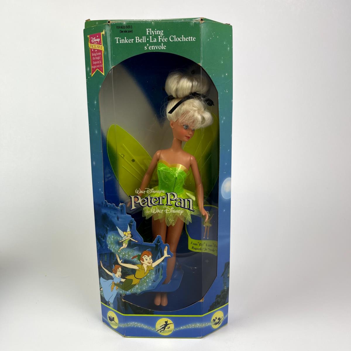 Mattel 1993 Walt Disney Peter Pan Flying Tinker Bell Vintage Barbie Doll