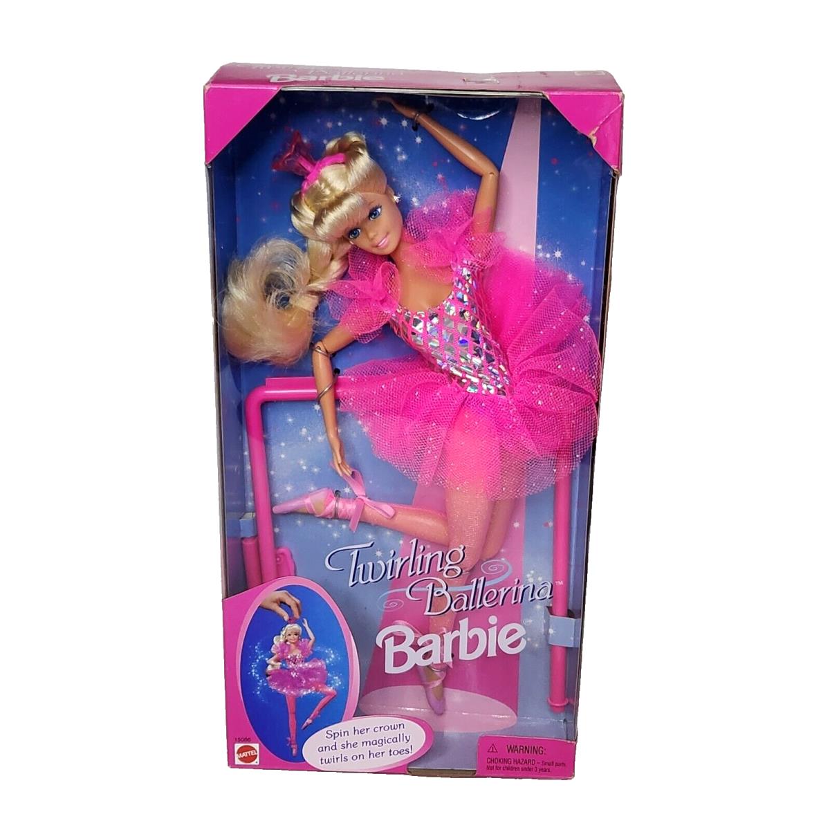 Vintage 1995 Twirling Ballerina Barbie Doll Mattel 15086 IN Box