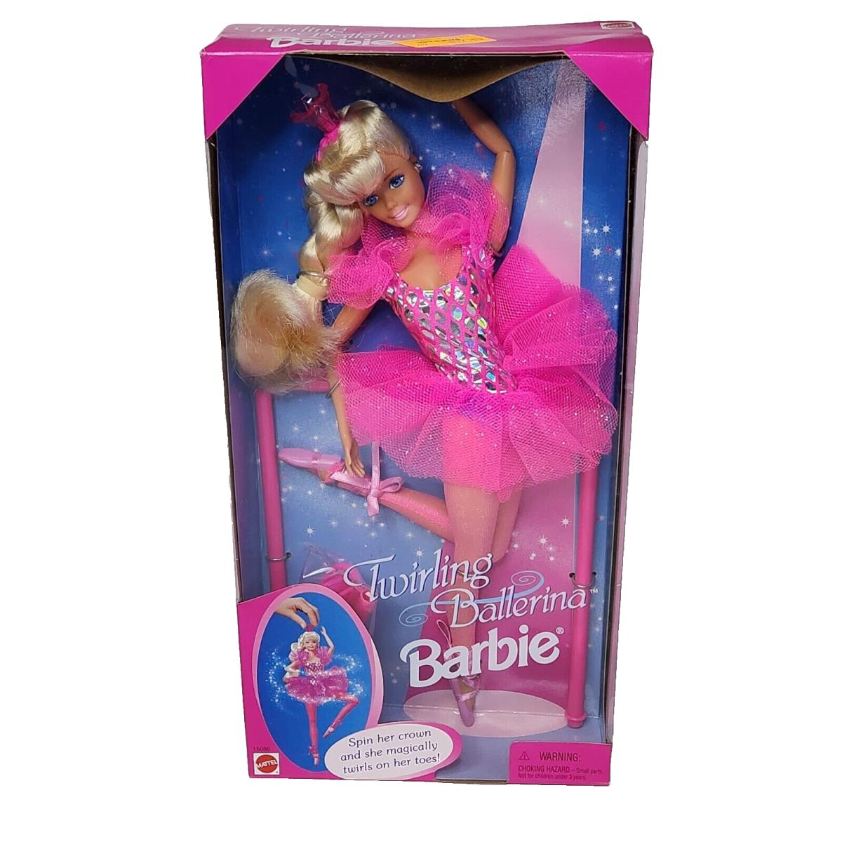 Vintage 1995 Twirling Ballerina Barbie Doll 15086 Mattel IN Box