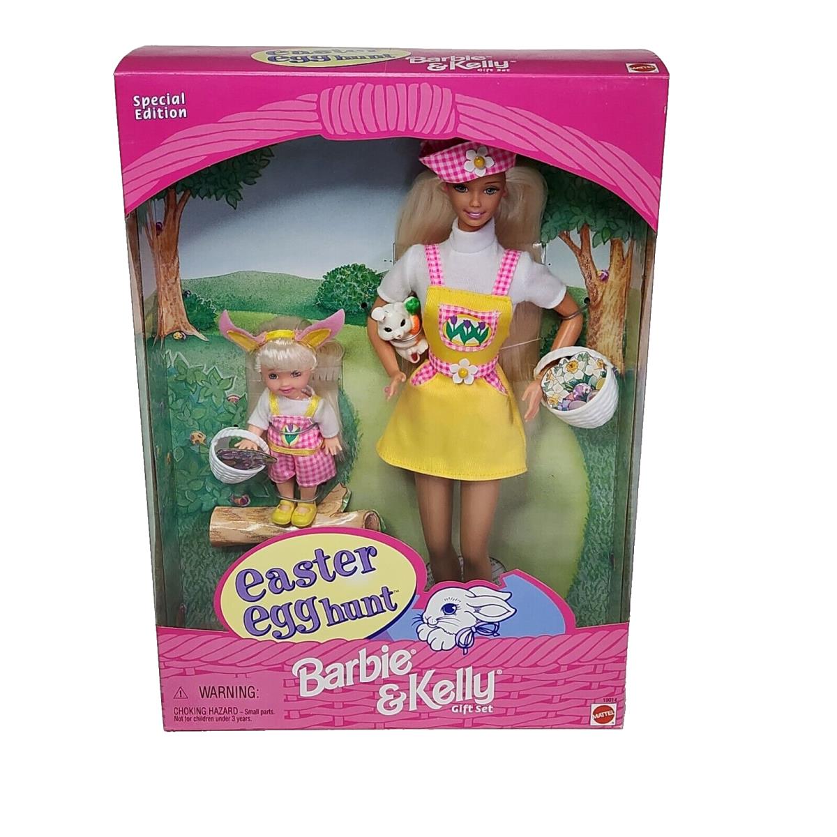 Vintage 1997 Mattel Easter Egg Hunt Barbie + Kelly Doll 19014