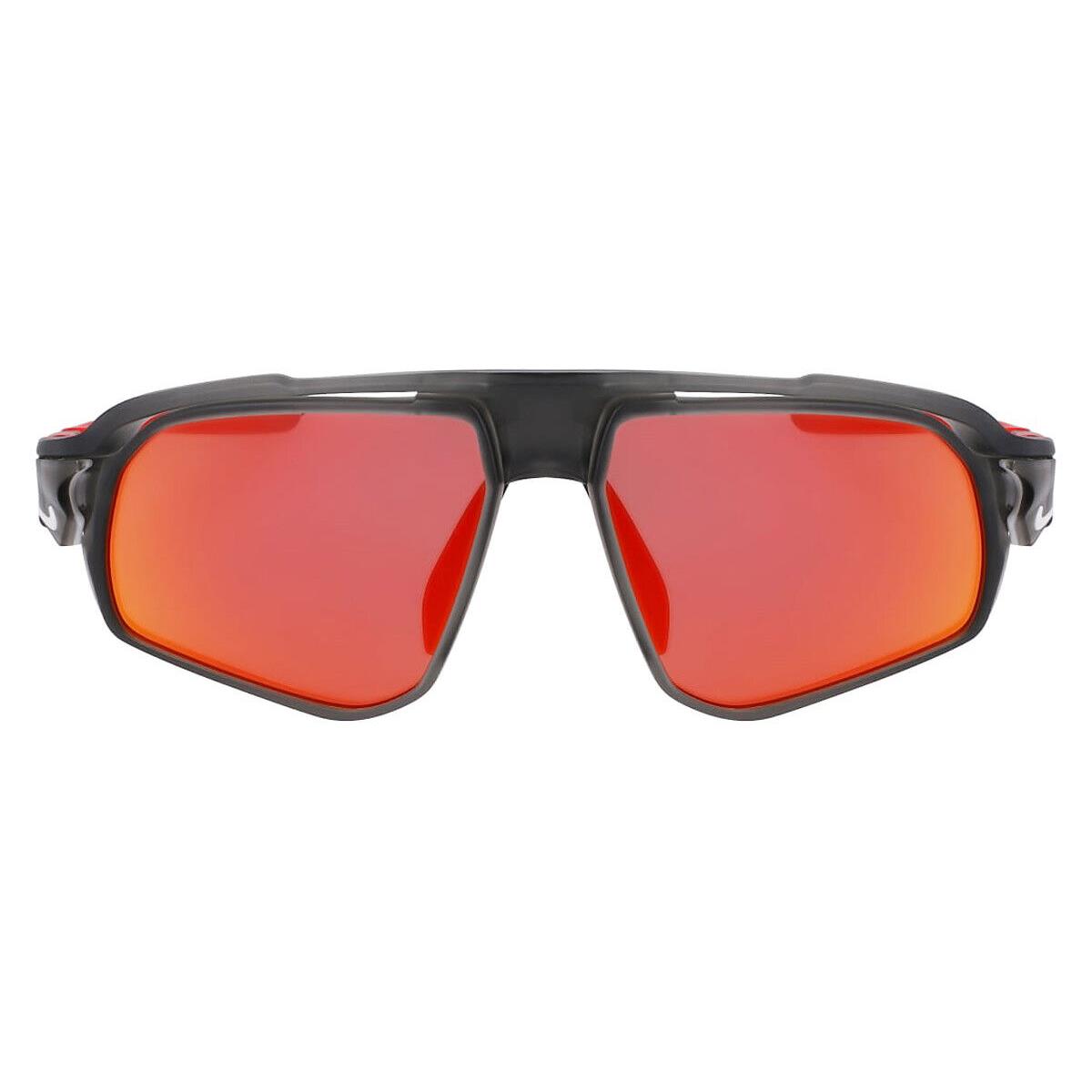 Nike Nik Sunglasses Matt Anthracte / Red Mirrored/clear 59mm