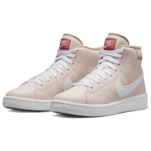 Nike Court Royale 2 Mid Womens Size 11 Shoes FD0286 600 Light Soft Pink/white - Multicolor