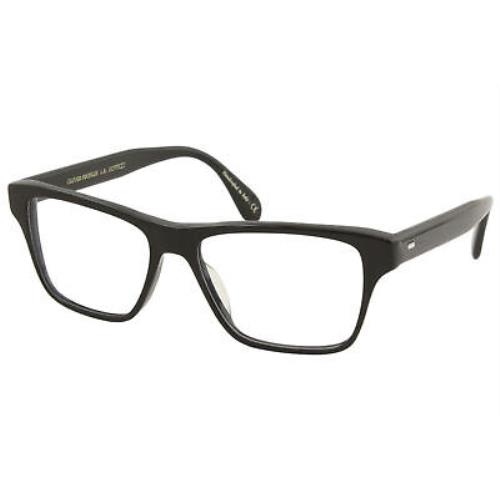 Oliver Peoples Men`s Eyeglasses Osten OV5416U OV/5416/U 1005 Black Optical Frame