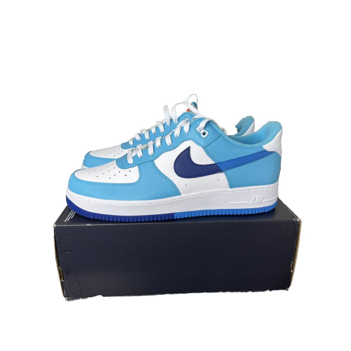 Size 14 - Nike Men`s Air Force 1 `07 LV8 `light Photo Blue` Shoes DZ2522-100 - Blue