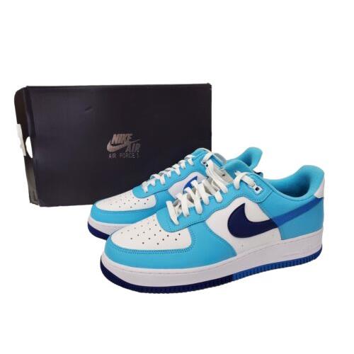 Nike Air Force 1 `07 LV8 `light Photo Blue` Shoes DZ2522-100 Men`s Size 13