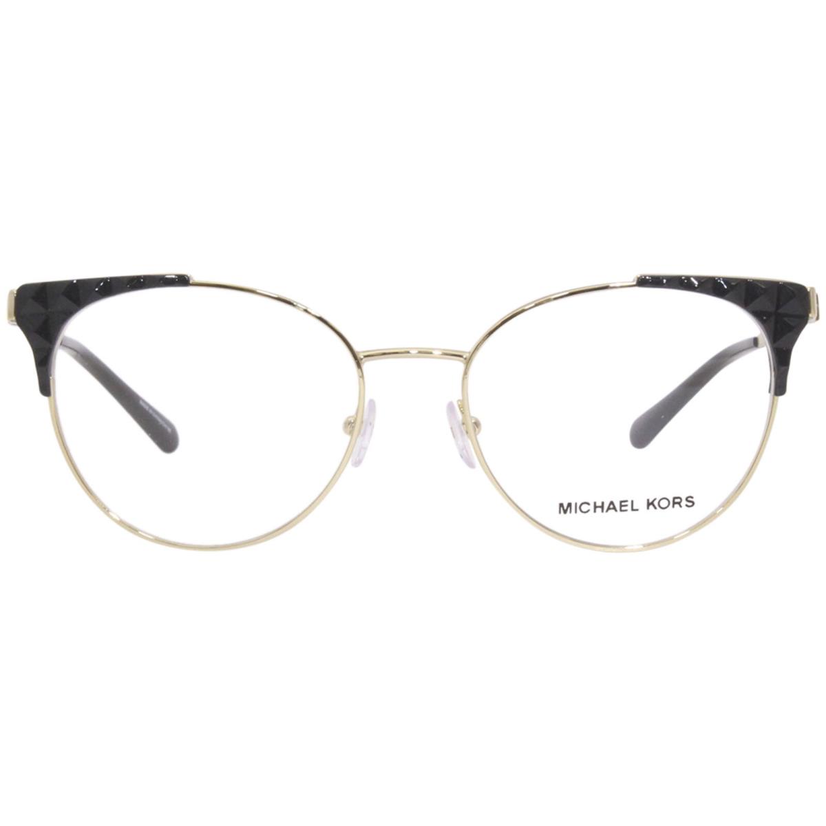 Michael Kors MK3047 1014 Eyeglasses Frame Women`s Light Gold Full Rim 52mm