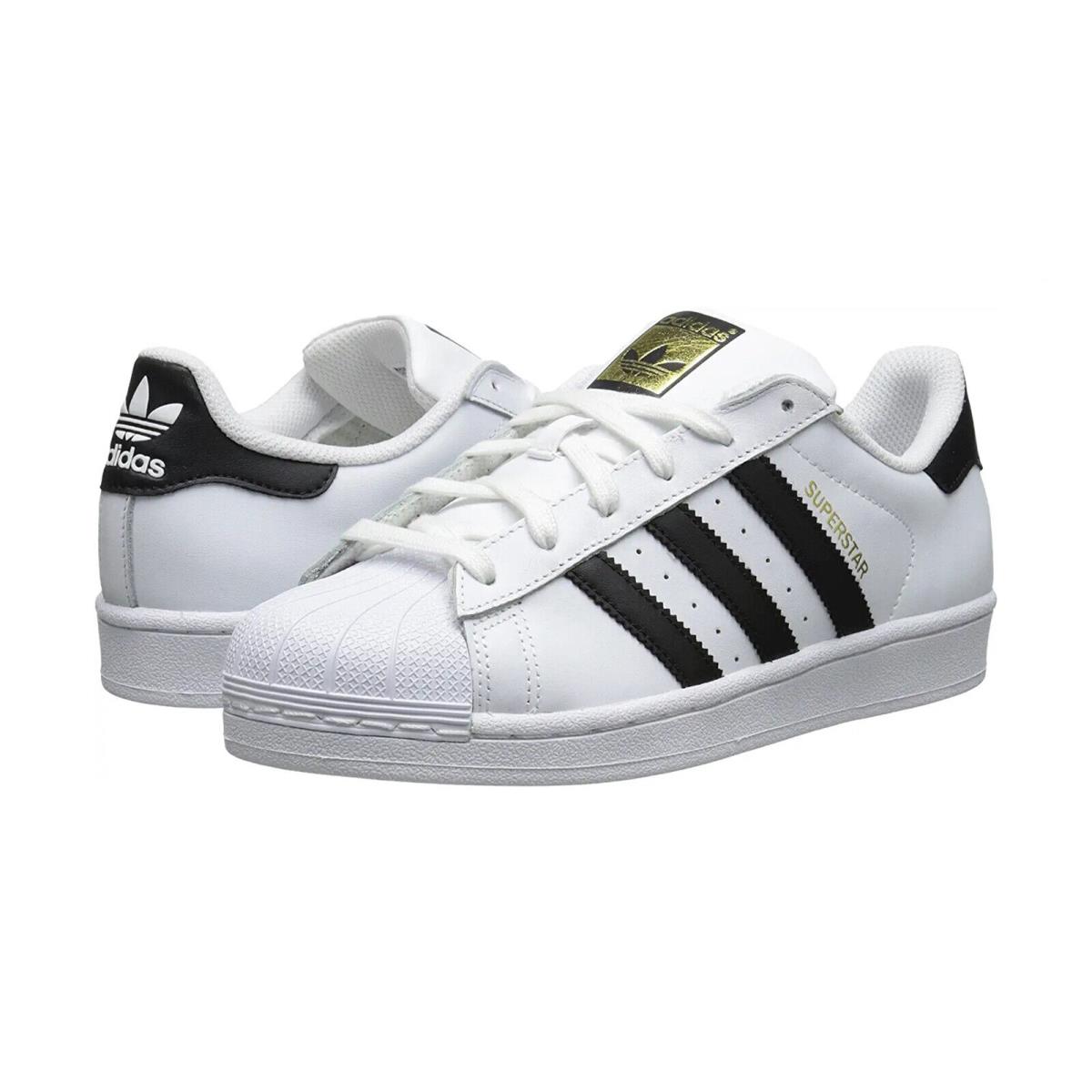 Adidas Superstar Men`s Sneaker Shoes White/black All Sizes