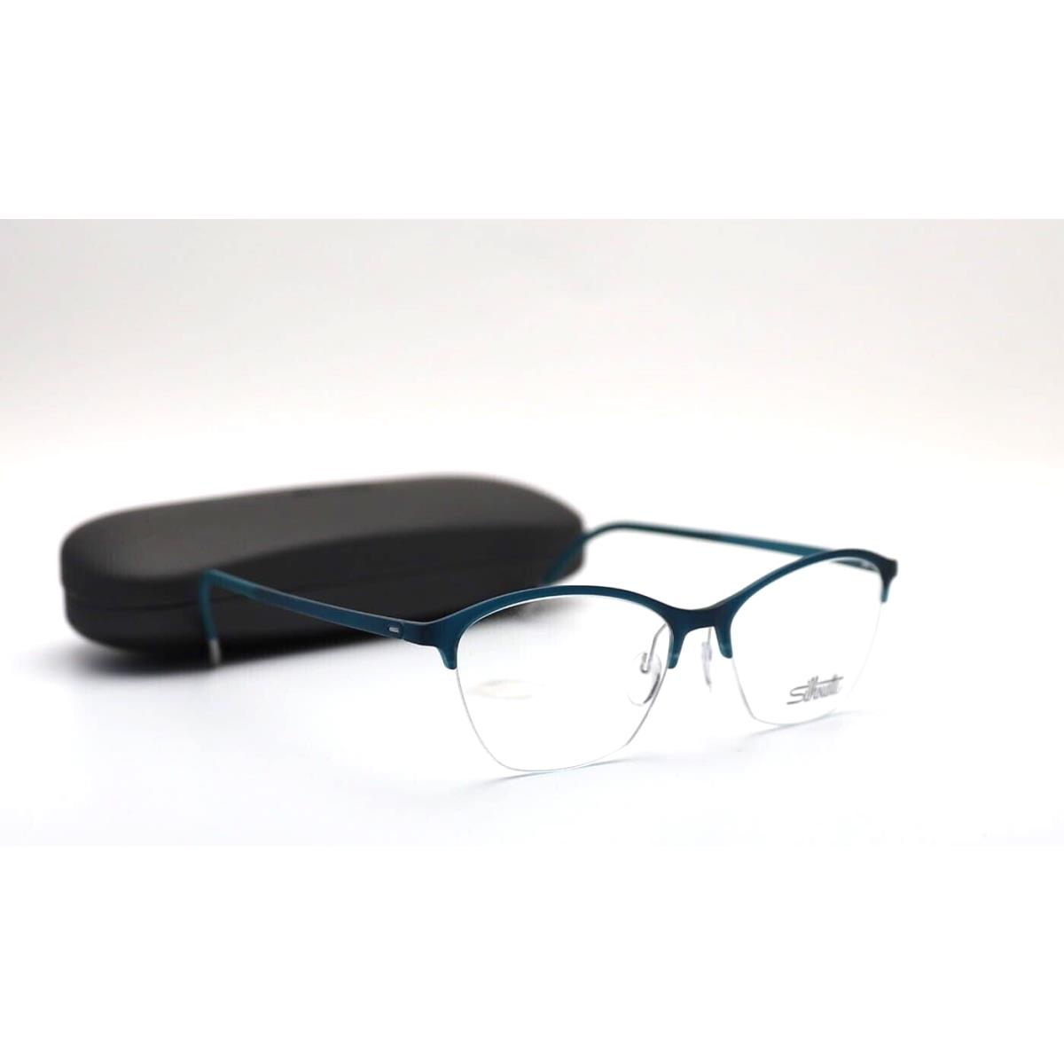 Silhouette Spx 1599 75 5010 Rectangle Teal Womens Eyeglasses 53mm