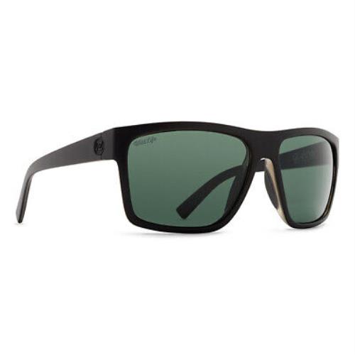 Von Zipper Dipstick Polarized Sunglasses - Frame: Black Satin