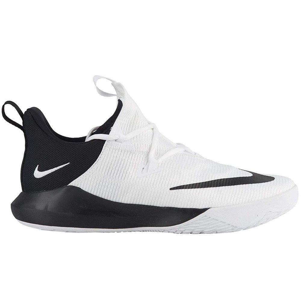 Nike Men`s Zoom Shift 2 TB Basketball Shoes AR0461-100 White/black-white