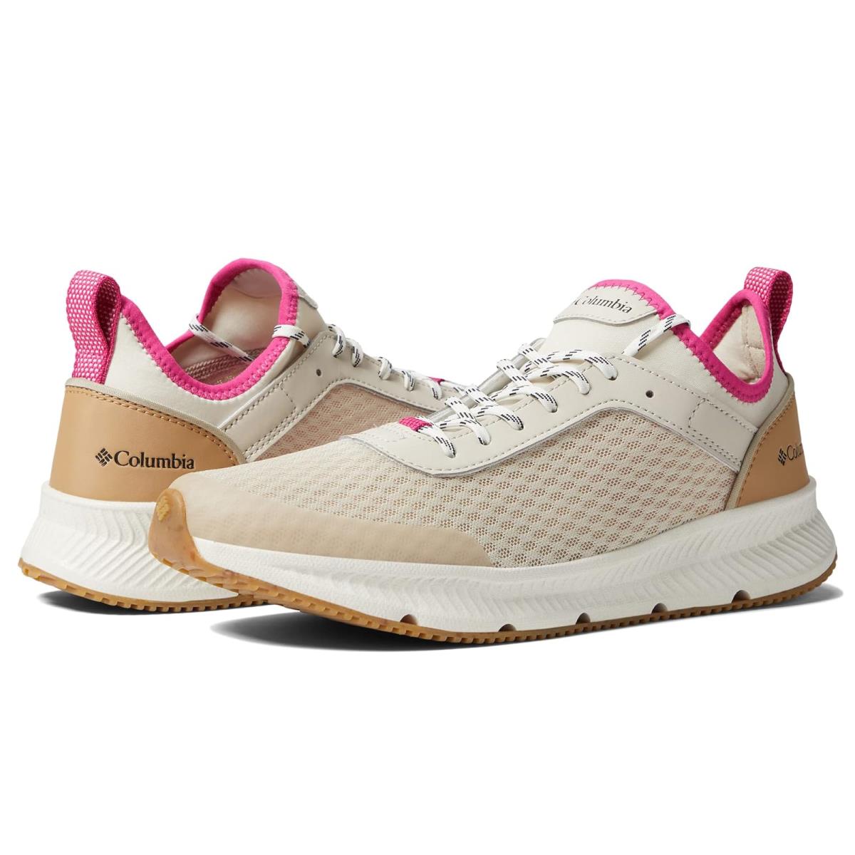 Woman`s Sneakers Athletic Shoes Columbia Summertide Dark Stone/Haute Pink