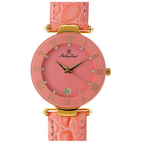 Mathey Tissot Women`s Classic Pink Dial Watch - K228M